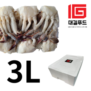 대길푸드 절단꽃게 (냉동) 5.4kg (450g 12팩), 1박스, 3L사이즈