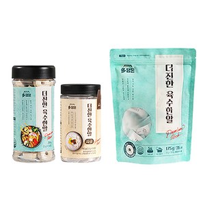 다담은 더진한 육수한알 사골한알 멸치 사골 고체육수 자연조미료, 1세트, 1개