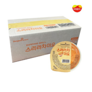 [제이케이푸드] 동원 홈푸드 스리라차 마요소스 BOX (30gX32개) 일회용 매운마요네즈 디핑볼 컵소스 /유통기한24.12.21까지, 동원 스리라차마요소스 30g(BOX), 1박스, 960g