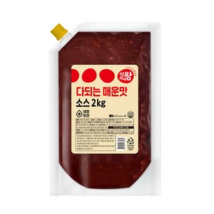 식자재왕 다되는매운맛소스 2kg, 0, 6개