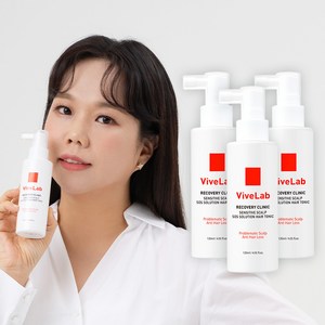 바이브랩 SOS 초기 탈모 토닉, 3개, 120ml