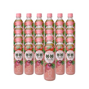 봉봉 아이스티 제로 복숭아, 24개, 500ml