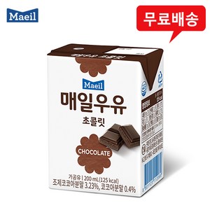 매일우유 멸균 초콜릿 200mlx12팩/초코우유, 200ml, 12개