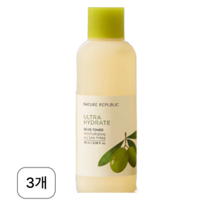 (1+1+1) 진짜진짜 촉촉한 올리브 토너 3개 촉촉함(수분공급), 180ml