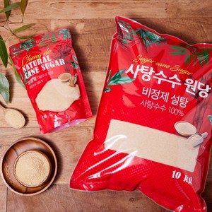 슈가푸드 비정제원당 비정제설탕 원당 사탕수수당 (슈가푸드), 3kg, 1개