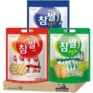 블루존 참쌀세트 742g (참쌀선과 253g + 참쌀설병 270g + 참쌀누룽지219g), 1개