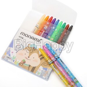 모나미 모니주 샤프식 색연필 블루, 12색, 1개