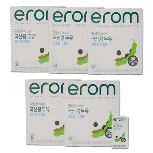 이롬 황성주 박사의 두유 검은콩 고칼슘, 190ml, 100개