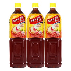 담터 액상 복숭아 홍차, 1.5L, 6개