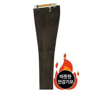 제이탑 중년 겨울 남성 기모 허리밴드 골덴바지 남자 기모바지 겨울바지 방한바지