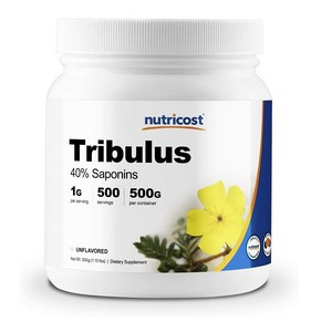 뉴트리코스트 트리뷸러스 테레스트리스 500g 1개 1서빙 1g 500회분 Tibulus Teestis (40%) Powde [500 GMS]