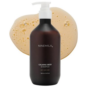 나인밀라 카밍비어 맥주효모 기능성 샴푸 시트러스자몽향, 500ml, 1개