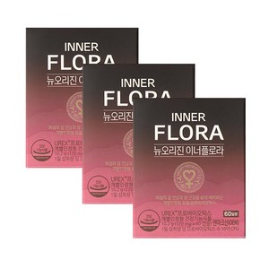 뉴오리진 이너플로라 여성질건강 유산균 UREX 프로바이오틱스 60캡슐 x 3개입, 3개, 60개
