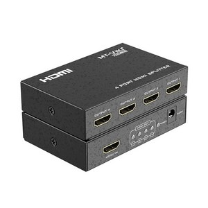 HDMI 분배기 4K HDMI 1:4 분배기 SP104M 최대 30M 까지 안정적인 전송, 1개, 블랙