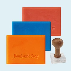 캔들바다 비누도장 - Handmade Soap 영문 필기체  비누스탬프, [ h01 ]