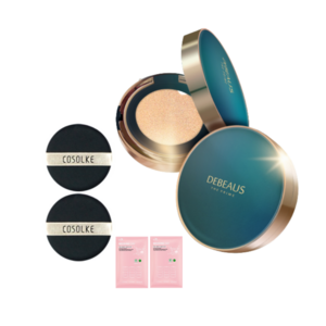 디뷰스 인텐시브 쿠션 본품(본품15g+리필15g+찰떡퍼프)+증정품, 베이지, 1개