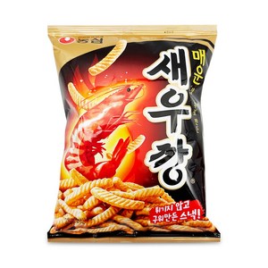 농심매운새우깡 매운새우깡 새우맛매운과자X1개, 90g, 1개