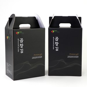 국내산 꼬들꼬들 맛있는 햇 곱창김 100매 400g내외 선물용 박스 특품, 1박스, 400g