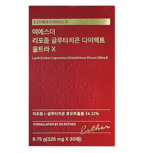 여에스더 리포좀 글루타치온 다이렉트 울트라 X (+에스더포뮬러 정품 쇼핑백), 9.75g, 1개