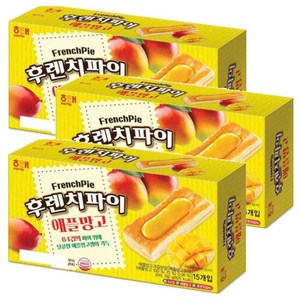 해태제과 후렌치파이 애플망고, 192g, 3개