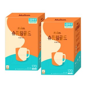 맥심 슈프림 골드 커피믹스, 13.5g, 170개입, 2개