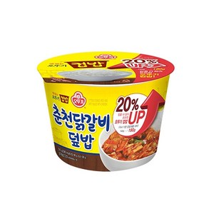 오뚜기 컵밥 춘천닭갈비덮밥, 310g, 2개