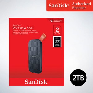 샌디스크 Portable SSD E30, 2TB, 블랙