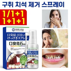 [일본기술] 구강 청결제 입냄새 구취 치석 제거 스프레이, 1개, 30ml