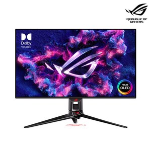 ASUS ROG SWIFT PG32UCDM 82Cm(32) QD-OLED 평면 4K UHD 240Hz 게이밍 모니터 3년보증, 81cm