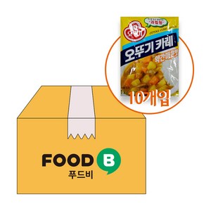 오뚜기 카레 약간매운맛 1kg X 10개 1박스 업소용 대용량 카레 약간매운맛