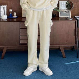 어반플리커 포근 양털 기모 코듀로이 카고 팬츠