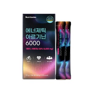 뉴트리가든 에너제틱 아르기닌 6000 15p, 300g, 1개