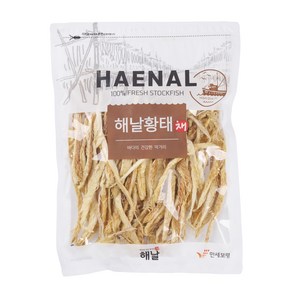 해날 손질 황태채 북어채 구이 말린 순살 북어, 1개, 100g