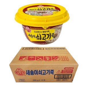 오뚜기 즉석 새송이 쇠고기죽, 285g, 12개