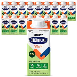 하이뮨 케어메이트 균형 당뇨식, 200ml, 18개