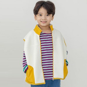 바브키즈 양털조끼