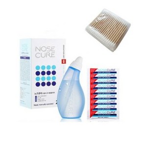노즈큐어 수동식 코세정기세트 + 면봉 100p, 1세트