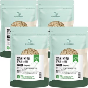 분리 완두 단백 분말 700g, 4개