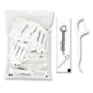 일회용 치실 개별포장 200개 대용량 스케일링 치석 입냄새 예방, 1개, 200개입