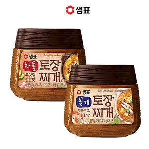 샘표 꽃게토장찌개 양념 450g1개 x 차돌토장찌개 양념 450g1개, 2개, 450g