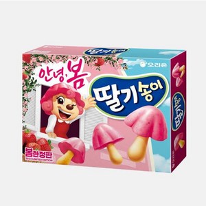 오리온 안녕봄 딸기송이 봄, 14개, 50g
