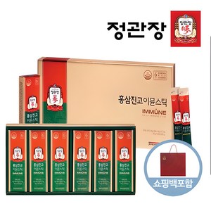 정관장 홍삼진고이뮨스틱 10gx30포 +쇼핑백포함, 30개, 10g