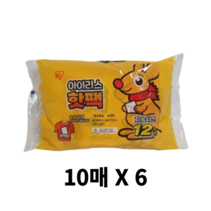 코코아베리 아이리스 붙이는 핫팩 40g * 60개