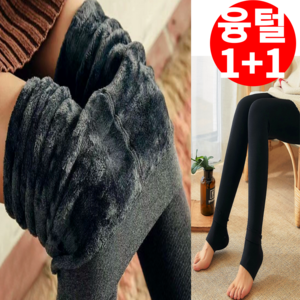 아마폴라 1+1 땀이나 여성 융털레깅스 기모 발열 겨울 레깅스