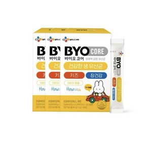 CJ웰케어 바이오코어 건강한 생유산균 키즈 30포, 45g, 3개