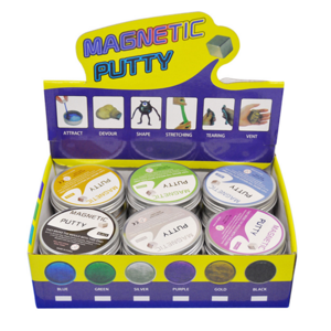 MAGNETIC PUTTY 액체자석 슬라임, 세트상품 (12개), 1개