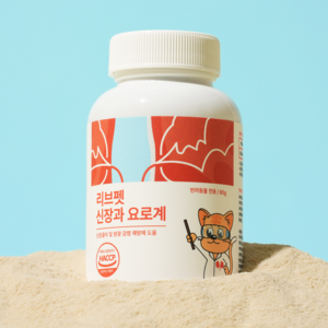 리브펫 반려동물 신장과 요로계 영양제 80g, 1개, 닭고기 + 치즈 혼합맛, 신장과요로계