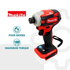 Makita 무선 임팩트 드라이버 LXT 18V BL 브러시리스 전동 공구 모터 전기 드릴 목재 볼트 T-모드 충전식 DTD172 180NM, 2) ed, 1개