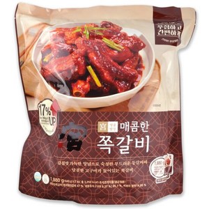 코스트코 궁 명품밥상 매콤한 쪽갈비 1880g (840g x 2팩) 떡사리, 840g, 2개