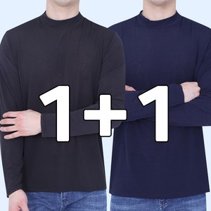 쿨티셔츠 냉감 반목티 빅사이즈 원플러스원